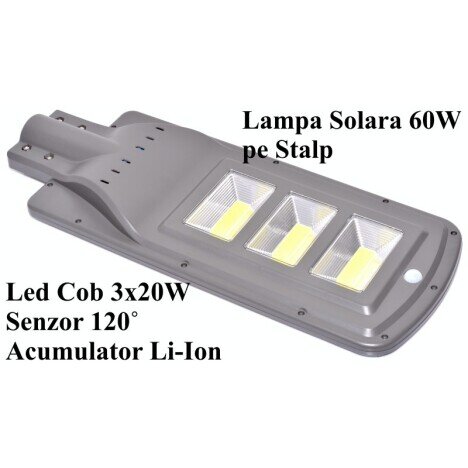 LAMPA STRADALA LED 60W + SOLARA